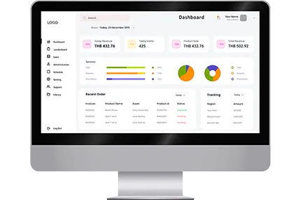 Advanced dashboard for admin