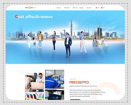 ผลงานเว็บไซต์ ออกแบบเว็บไซต์ จัดทำเว็บไซต์ PRECISEPRO
